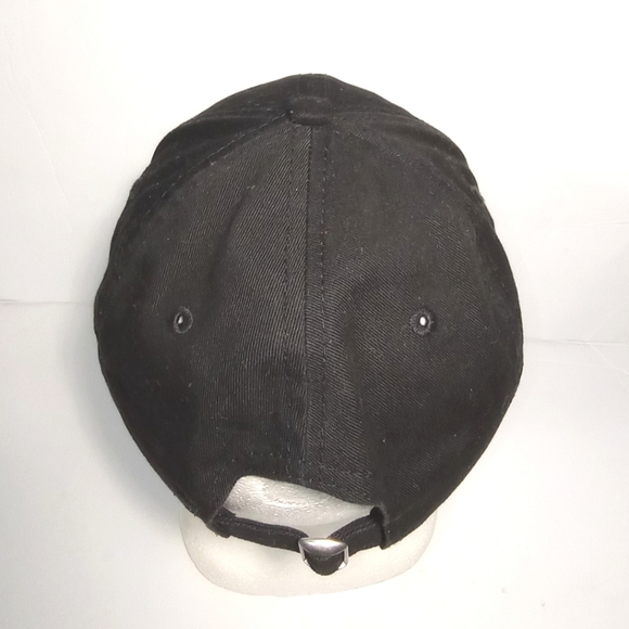 Cincinnati Reds C Logo Black Adjustable Strap Back Unisex MLB Baseball NCAA Hat - Picture 9 of 11